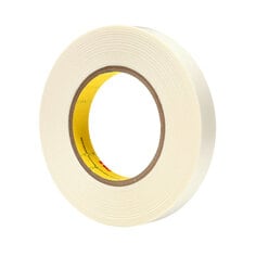 3M™ Double Coated Tape, 9579, white, 9 mil (0.23 mm), 3/4 in x 36 yd (2 cm x 33 m)