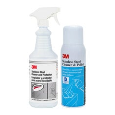 Nettoyant et polisseur pour acier inoxydable 3M, aérosol de 21 oz (595 g)