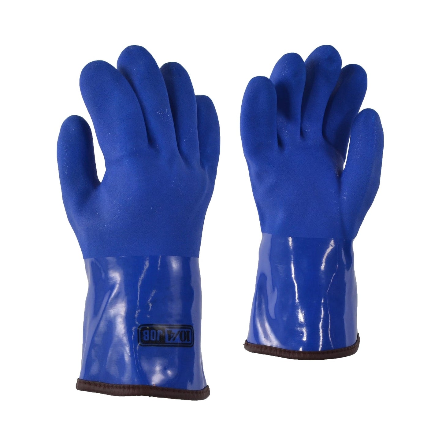 Fitted PVC Glove, 12" Long, Terrycloth Lining, XL