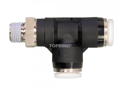Raccord en T adaptateur push-to-connect 1/2 po. à 1/2 (M) NPT, modèle Topfit