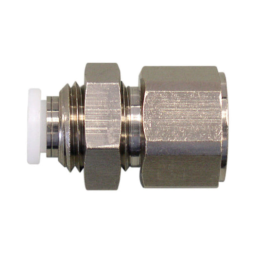 1/4 in. Push-to-Connect to 1/4 (F) NPT Bulkhead Adapter, Topfit Model