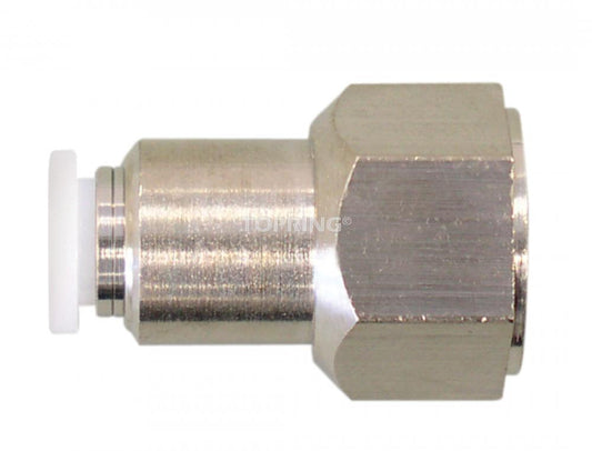 1/4 in. Push-to-Connect to 1/4 (F) NPT Adapter, Topfit Model