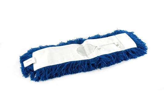 36" Fab Electro CE Dust Mop, Snap-Close, Blue