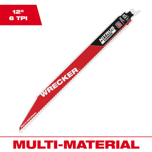 The Wrecker™ With Nitrus Carbide™ Sawzall® Blade 12" 1pk