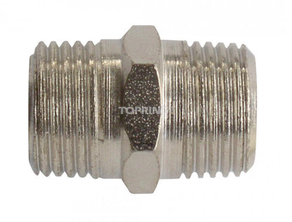Brass Hexagonal Union 1/4 (M) BSPT