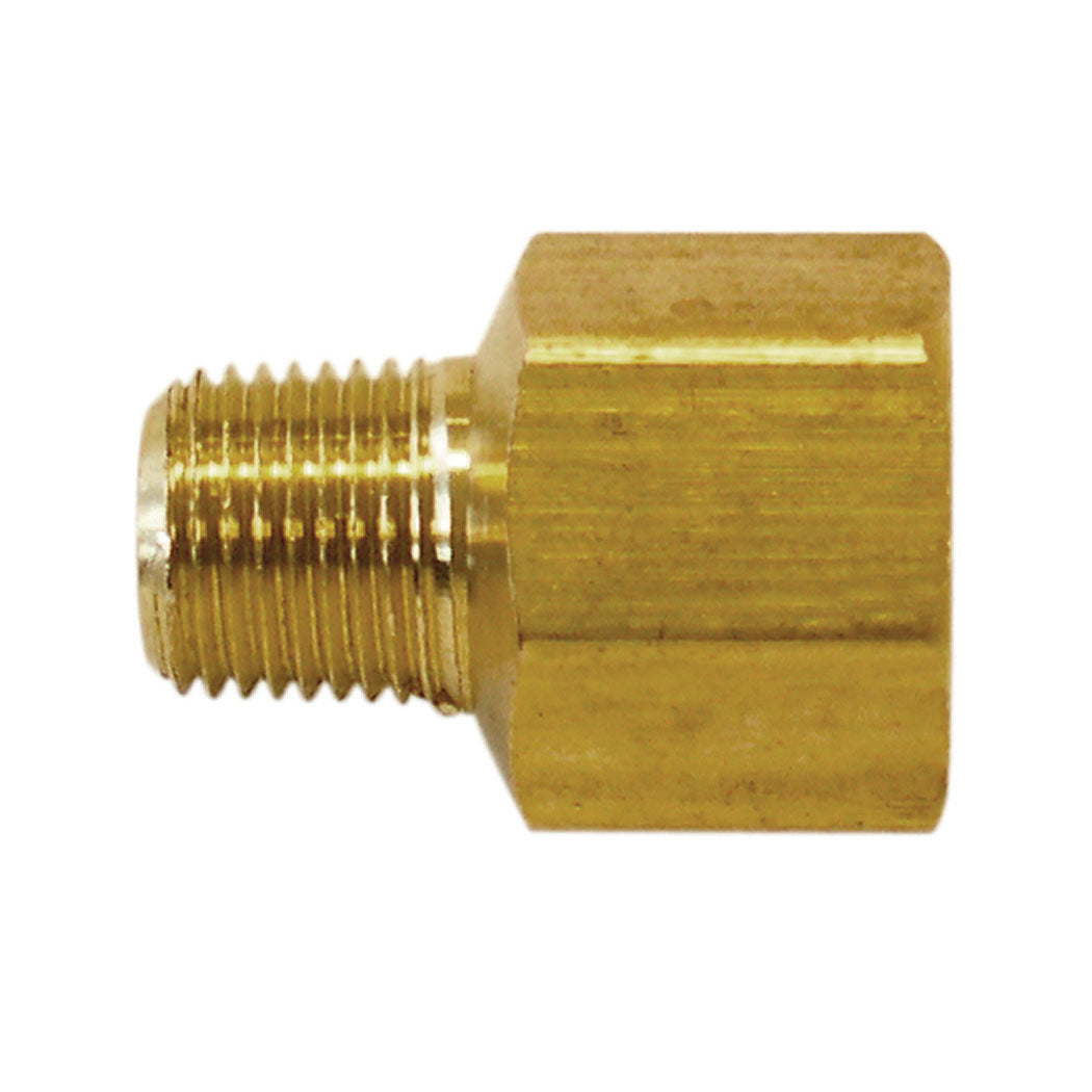 Adaptateur hexagonal en laiton 1/8 (M) à 1/4 (F) NPT 