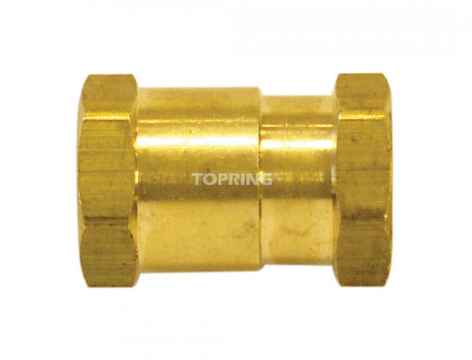 Brass Hexagonal Reducer 3/8 (F) to 1/4 (F) NPT