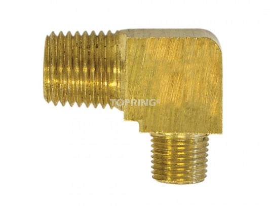 Brass 90° Elbow Union 1/8 (M) X 1/8 (M) NPT