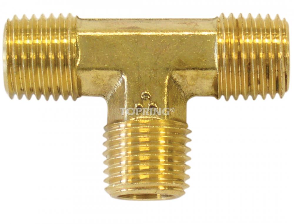 Union en laiton en T 1/4 (M) NPT