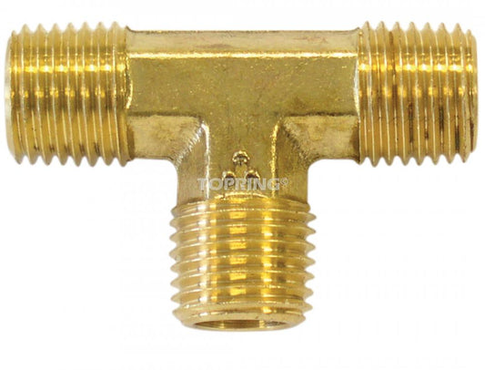 Union en laiton en T 1/4 (M) NPT