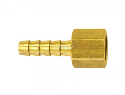 Adaptateur en laiton barbillon 1/4 à 1/4 (F) NPT