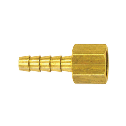 Adaptateur en laiton barbillon 1/4 à 1/4 (F) NPT