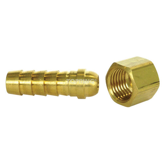 Brass Hose Barb Adapter 1/4 to 3/8 (F) NPS