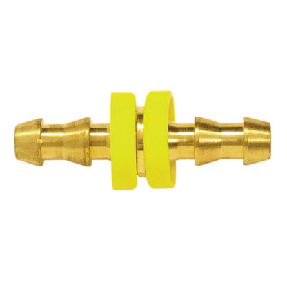 Brass Push-On Hose Barb Union 1/2
