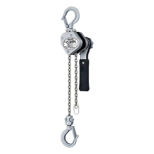 Lever Chain Hoist, Hook Mounted - No Trolley, 1,000 lbs Capacity, 15 ft Lift 