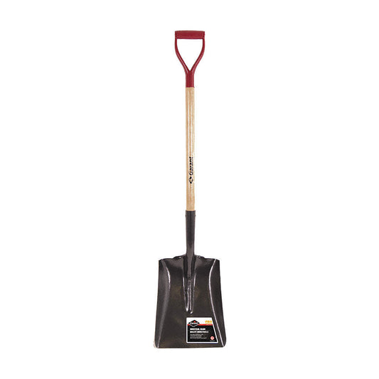 Scoop Shovel with D-Grip Wood Grain Handle, 28 in. Length