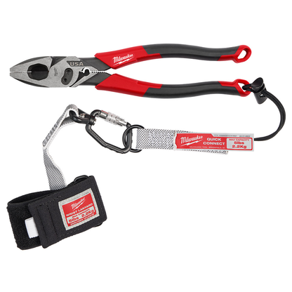 9" Lineman's Comfort Grip Pliers W/ Crimper And Bolt Cutter
