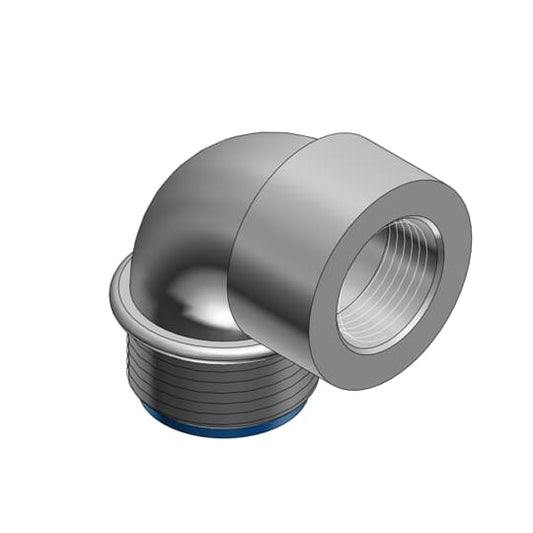 1/2" 90° Nylon Insulated Elbow Iron
