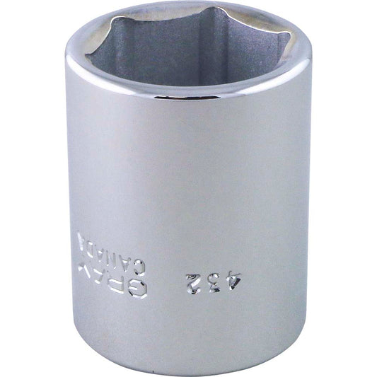 Douille chromée 1/2", 1", 6 pans