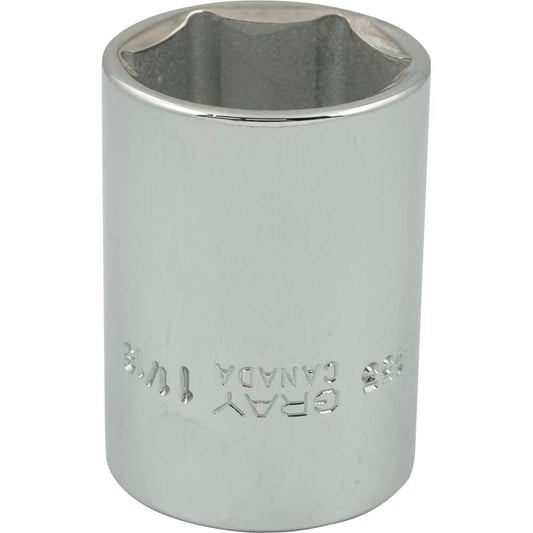 Douille chromée 1/2", 1-1/16", 6 pans