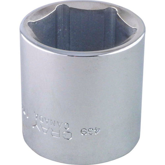 Douille chromée 1/2", 1-7/16", 6 pans
