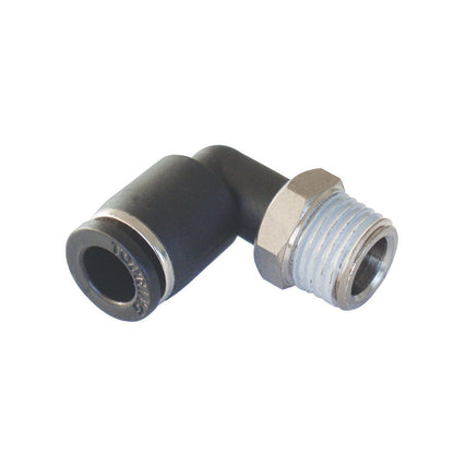 Adaptateur coudé 1/4 po. à 1/8 (M) NPT à raccordement rapide, modèle Maxfit