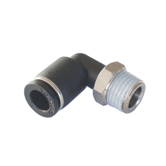 1/4 in. Push-to-Connect to 1/4 (M) NPT Elbow Adapter, Maxfit Model