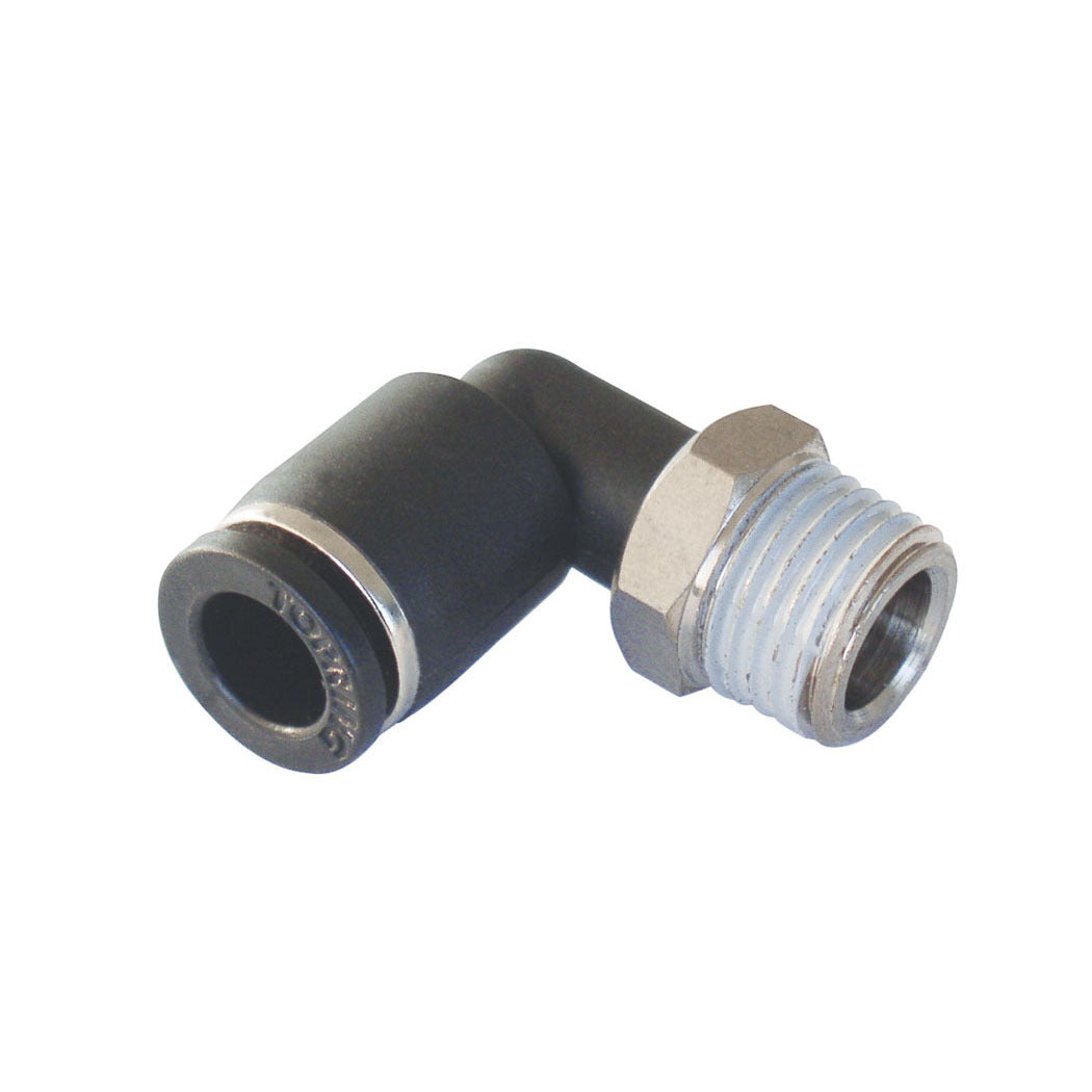5/16 in. Push-to-Connect to 1/4 (M) NPT Elbow Adapter, Maxfit Model