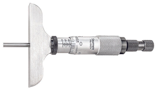 Micrometer Depth Gage 0-3" Range 2-1/2" Base