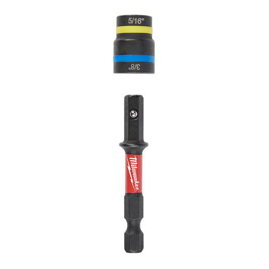 Shockwave Impact Duty™ 5/16" And 3/8" x 2-1/2" Quik-clear™ 2-in-1 Magnetic Nut Driver 25/pk