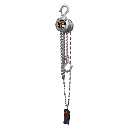 Manual Chain Hoist, CX, Aluminum, 250kg Capacity, 8ft, 6ft