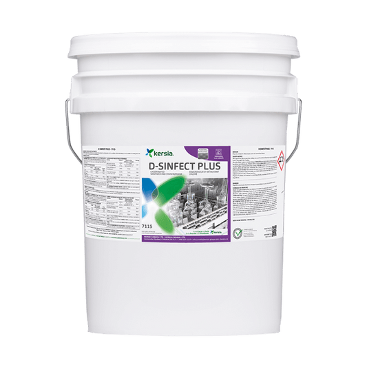 D-SINFECT PLUS - Assainisseur et détachant à utiliser avec les lave-vaisselle à basse température, 7115, 18,9 L