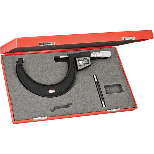 Electronic Outside Micrometer with Micro-Lapped Carbide Face