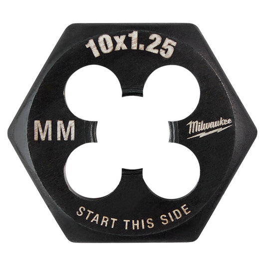 M10-1.25 mm 1-inch Hex Threading Die