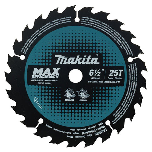 6-1/2" C.T. Circular Saw Blade 40T 5/8"