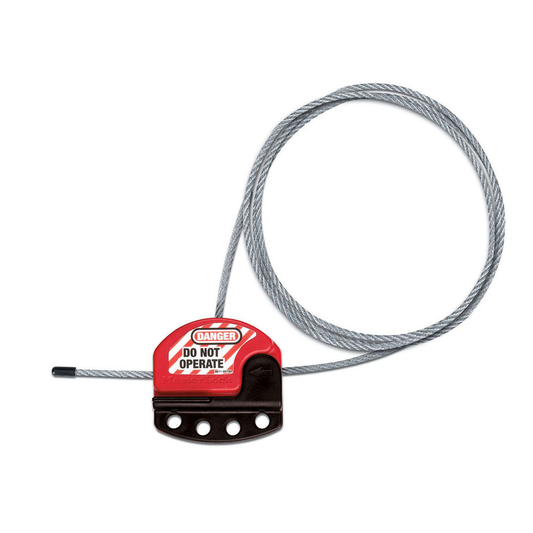 Master Lock S806 Adjustable Cable Lockout 6 Ft (1.8 M)