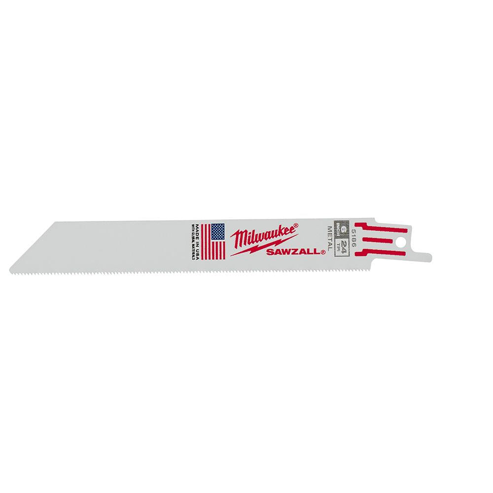 Lame de scie 6 po 24TPI 5Ct