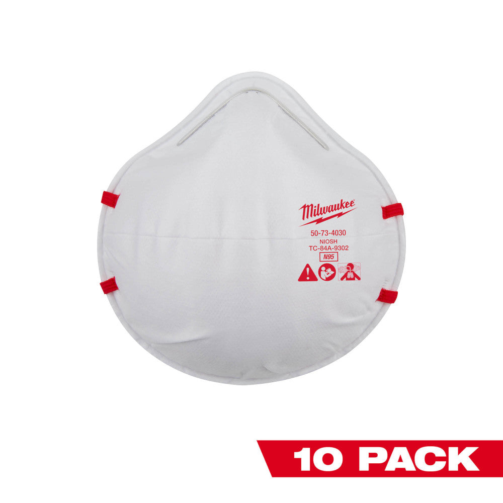 10pk N95 Respirator, 40/PK