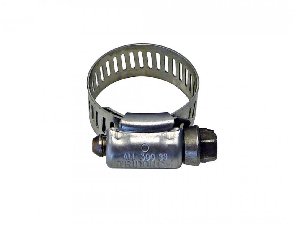 Collier de serrage à vis 6 à 16 mm, acier inoxydable
