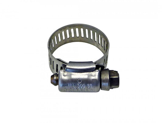 Collier de serrage à vis 6 à 16 mm, acier inoxydable