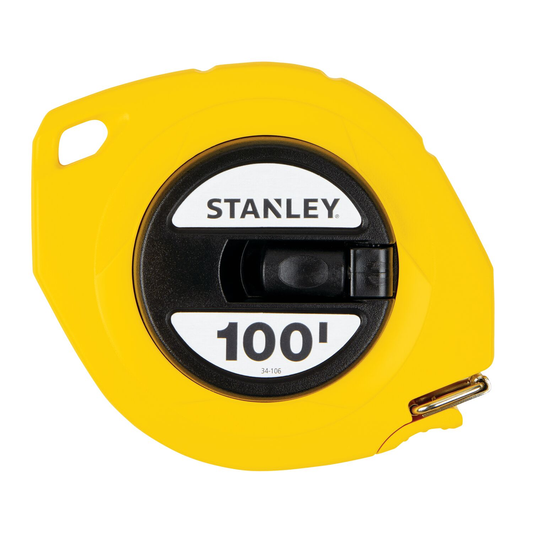 STANLEY 3/8 in x 100 ft Closed Case Long Tape
