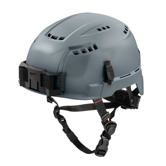 Gray Vented Helmet With Bolt™ - Type 2, Class c