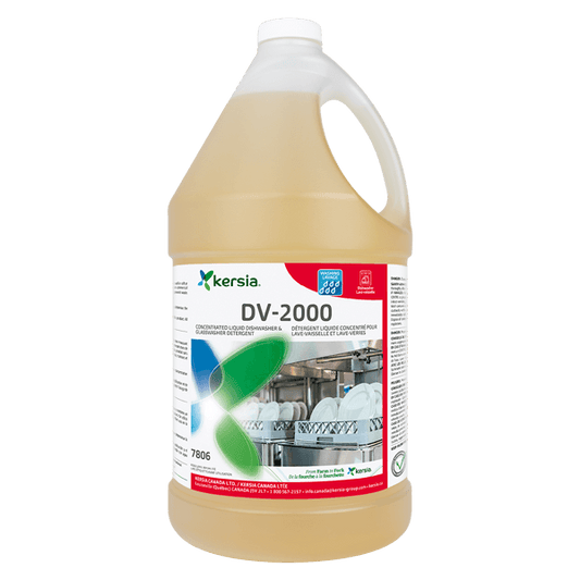 Détergent pour lave-vaisselle commercial DV-2000, 3.8L