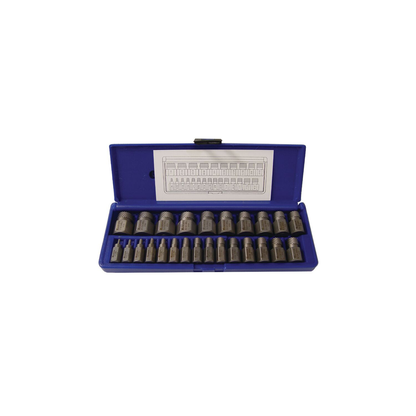 IRWIN Hex Head Multi-Spline Screw Extractors 532 Series Plastic Case Sets