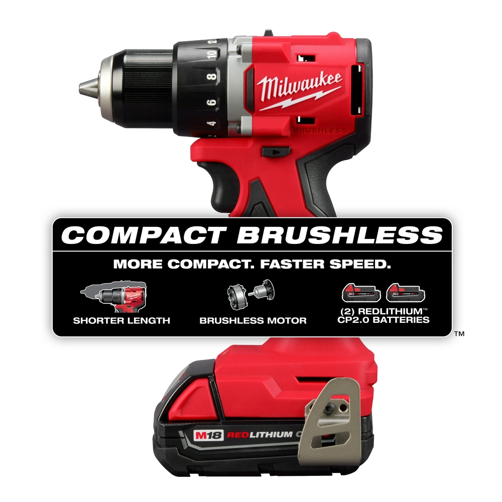 M18™ Compact Brushless 1/2" Drill/Driver Kit