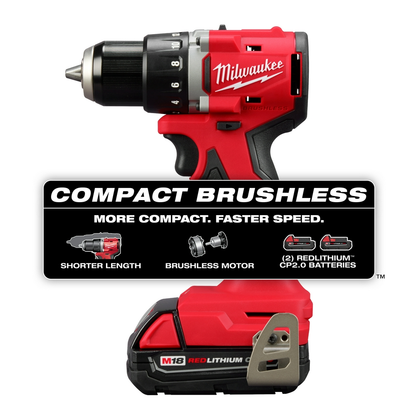 M18™ Compact Brushless 1/2" Drill/Driver Kit