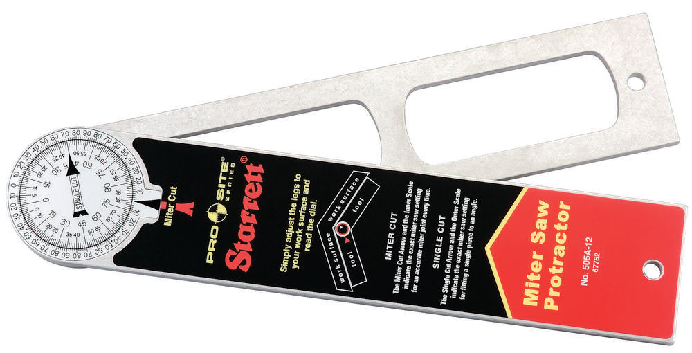 12'' (300mm) Aluminum Miter Protractor