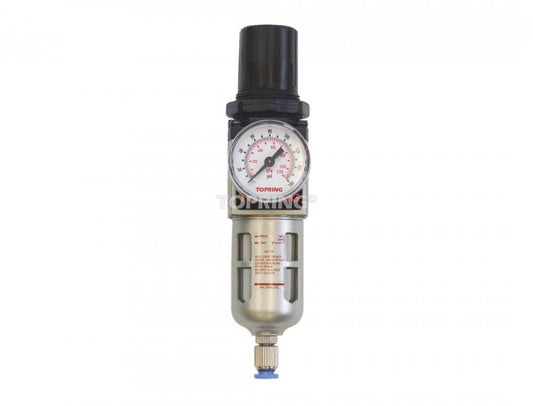 5 Micron Filter Regulator 5 to 125 PSI 1/4 (F) NPT S51, Airflo 200 Model