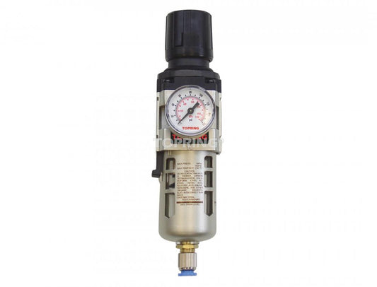 5 Micron Filter Regulator 5 to 125 PSI 1/4 (F) NPT S51, Airflo 300 Model