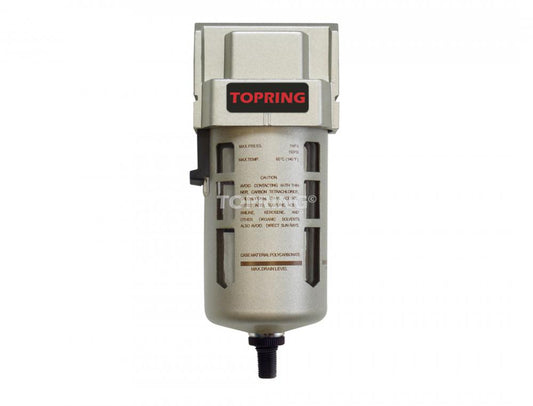 5 Micron Filter With Polycarbonate Bowl 3/8 (F) NPT S51 with Automatic Drain, Airflo 400 Model